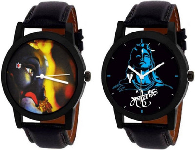 

NEWMEN mahadev and ganesha just like father & son classic mens & boys Watch - For Men