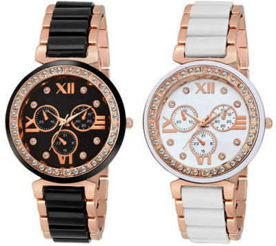 

Orayan Most Stylish Super Hot Collection Pack of 2 Watch - For Women