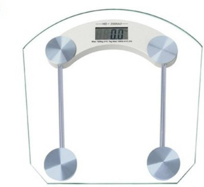 

grabit ROUND GLASS STEP-ON ACTIVATION DIGITAL Weighing Scale(Multicolor)