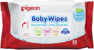 

Pigeon Water Base Baby Wipes (30 Sheets)