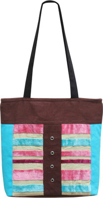 

Ryan Women's Cotton Shopping Bag-Multi Colour Waterproof Shoulder Bag(Multicolor, 12 L)