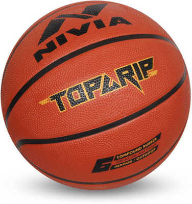 

Nivia TOP GRIP Basketball - Size: (Pack of 1, Red, Brown