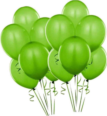 

PTCMart Solid METALLIC GREEN Balloon(Green, Pack of 25)