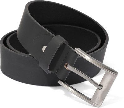 

RICASSO Men Black Genuine Leather Belt