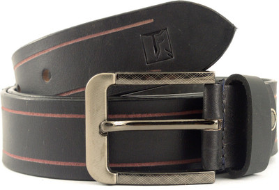 

Toffil Men Casual Black Genuine Leather Belt
