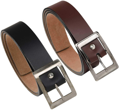 

LAER Men & Women Formal Multicolor Artificial Leather Belt, Multicolour