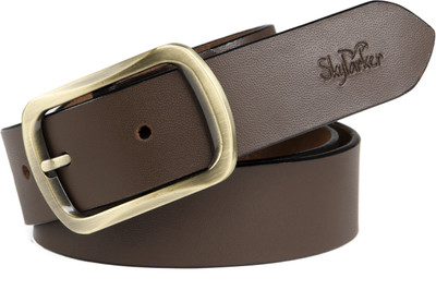 

Skylarker Men Casual Brown Genuine Leather Belt, Brown 1