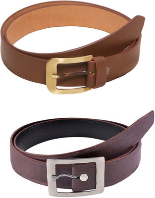 

Lee Topper Men Casual, Evening, Formal, Party Brown Artificial Leather Belt