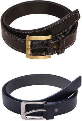 

Lee Topper Men Casual, Evening, Formal, Party Black Artificial Leather Belt