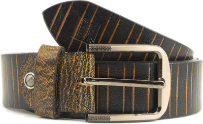 

Toffil Men Casual Black Genuine Leather Belt