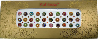

Kohinoor Stone Bindi For Woman Woman Multicolor Bindis(Stick On)