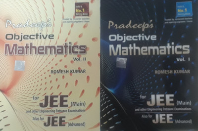 PRADEEP'S OBJECTIVE MATHEMATICS FOR JEE (MAIN) AND OTHER ENGINEERING ENTRANCE EXAMINATIONS ALSO FOR JEE (ADVANCED) VOL. I & II(English, Paperback, ROMESH KUMAR)