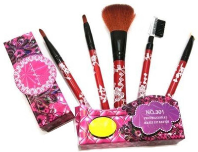 

Steel Paris Beauty Brush Set of 5 ~ Perfect Quality Makeup Brushes-301(Pack of 5)