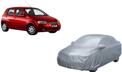 Robust Car Cover For Chevrolet UVA (With Mirror Pockets)(Silver)