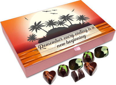 

Chocholik Gift Box - Remember Every Ending Is A New Beginning - 12pc Truffles(144 g)