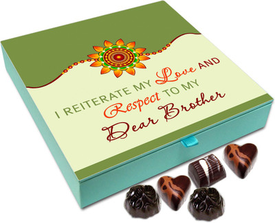 

Chocholik Rakshabandhan Gift Box - I Reiterate My Love and Respect - 9pc Truffles(108 g)