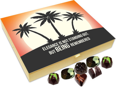 

Chocholik Gift Box - Elegance Is Not Standing Out. But Being Remembered - 20pc Truffles(240 g)