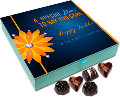 

Chocholik Rakshabandhan Gift Box - A Special Bond to Say You Care - 9pc Truffles(108 g)