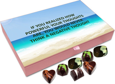 

Chocholik Gift Box - If You Realized How Powerful Your Thoughts Are - 12pc Truffles(144 g)