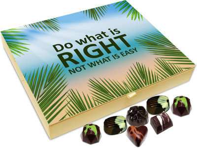 

Chocholik Gift Box - Do What Is Right Not What Is Easy - 20pc Truffles(240 g)