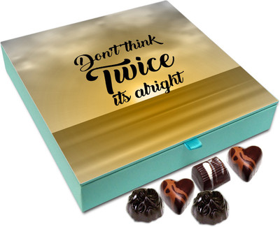

Chocholik Gift Box - Don't Think Twice Its Alright - 9pc Truffles(108 g)