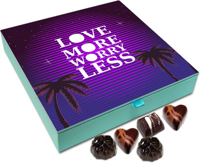 

Chocholik Gift Box - Love More Worry Less - 9pc Truffles(108 g)