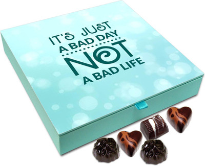 

Chocholik Gift Box - It's Just A Bad Day Not A Bad Life - 9pc Truffles(108 g)