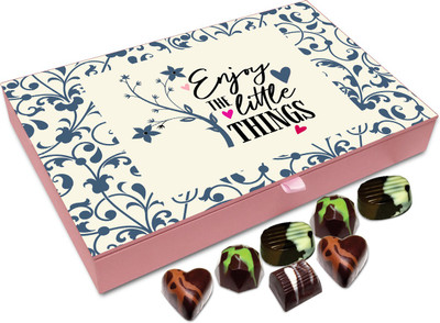 

Chocholik Gift Box - Enjoy The Little Things - 12pc Truffles(144 g)