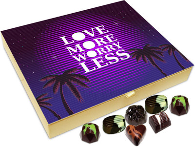 Chocholik Gift Box - Love More Worry Less - 20pc Truffles(240 g)