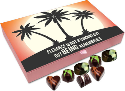 

Chocholik Gift Box - Elegance Is Not Standing Out. But Being Remembered - 12pc Truffles(144 g)