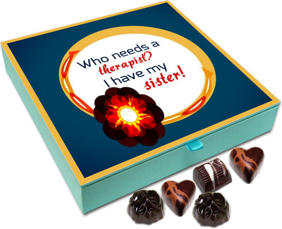 

Chocholik Rakshabandhan Gift Box - Who Needs a Therapist - 9pc Truffles(108 g)