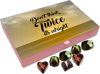 

Chocholik Gift Box - Don't Think Twice Its Alright - 12pc Truffles(144 g)