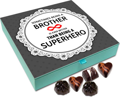 

Chocholik Rakshabandhan Gift Box - Sometimes Being a Brother Is Ever Better - 9pc Truffles(108 g)