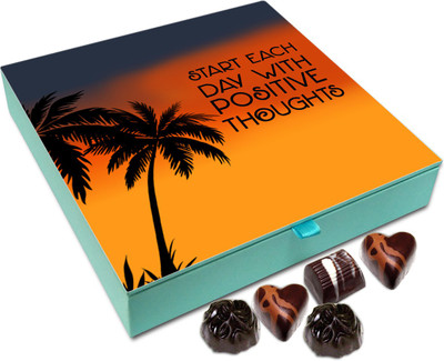 

Chocholik Gift Box - Start Each Day With Positive Thoughts - 9pc Truffles(108 g)