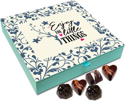 

Chocholik Gift Box - Enjoy The Little Things - 9pc Truffles(108 g)