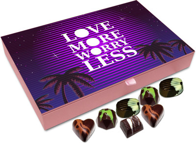 

Chocholik Gift Box - Love More Worry Less - 12pc Truffles(144 g)