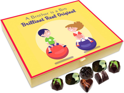 

Chocholik Rakshabandhan Gift Box - A Brother Is Bro Brilliant Real Original - 20pc Truffles(240 g)
