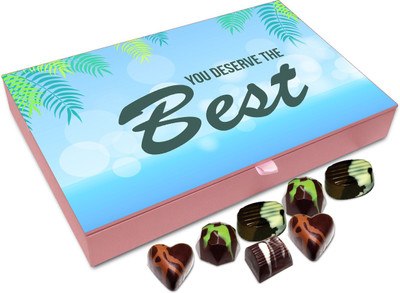 

Chocholik Gift Box - You Deserve The Best - 12pc Truffles(144 g)