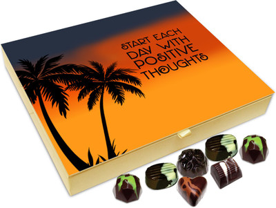 

Chocholik Gift Box - Start Each Day With Positive Thoughts - 20pc Truffles(240 g)