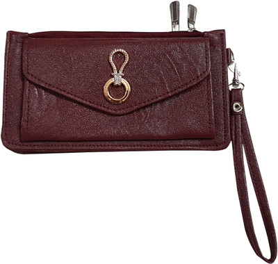 

Bloomtail Casual, Party, Formal, Sports Maroon, Multicolor Clutch