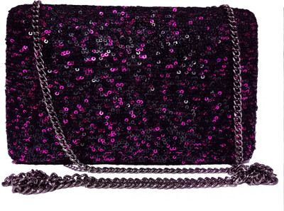 

pursekraft Party, Casual Black, Pink Clutch