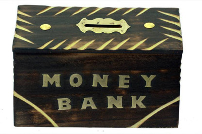 

MartCrown New Hut shape Coin Bank(Multicolor)