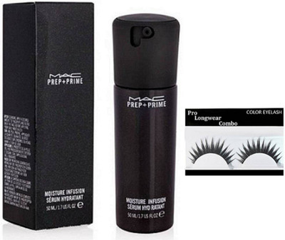 

Pro longwear combo Eyelashes&MAC Prep + Prime Moisture Infusion Serum Hydratant 50ml(Set of 2)