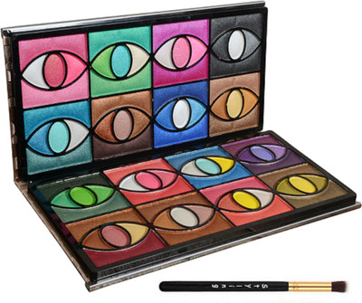 

Styling Makeup Brush With Mac Eyeshadow Clutch(Set of 2)