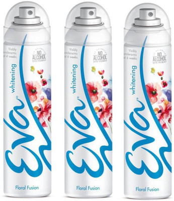 

EVA Whitening Floral Fusion Deodorant Spray - For Women (450 ml, Pack of 3) Body Spray - For Women(450 ml, Pack of 3)