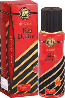 

Al Nuaim Red Desire Attar Spray 100 ML Deodorant Spray - For Men & Women(100 ml)