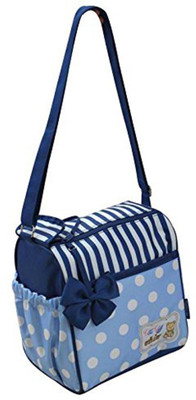 

Baybee BabyBud Premium Quality Baby Nappie Diaper Changing Bag -Feeding Accessories Mother Bag Diaper Bag(Blue)