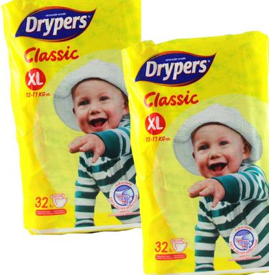 

Drypers Drypers_1000472700_ValueG1_XL_32_Double - XL(32 Pieces)