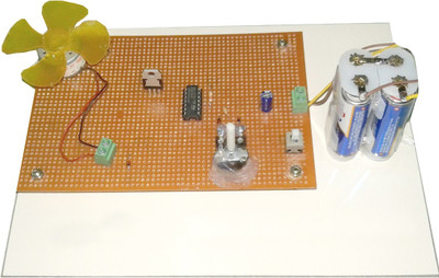 

DPELECTRONICS SPEED CONTROL OF DC MOTOR USING PULSE Educational Electronic Hobby Kit