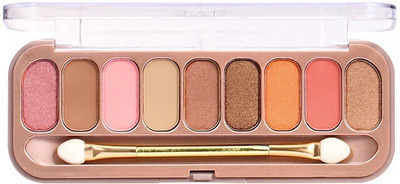 

O.TWO.O 9092 : Rose Gold 9 Colors Eyeshadow - Waterproof, Matte, Shimmer, Super Pigmented, Long Lasting, Free Double Edge Brush. 18 g(9092A04)